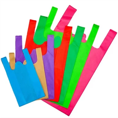 Tas Non-anyaman Supermarket Kustom Nonwoven Reusable